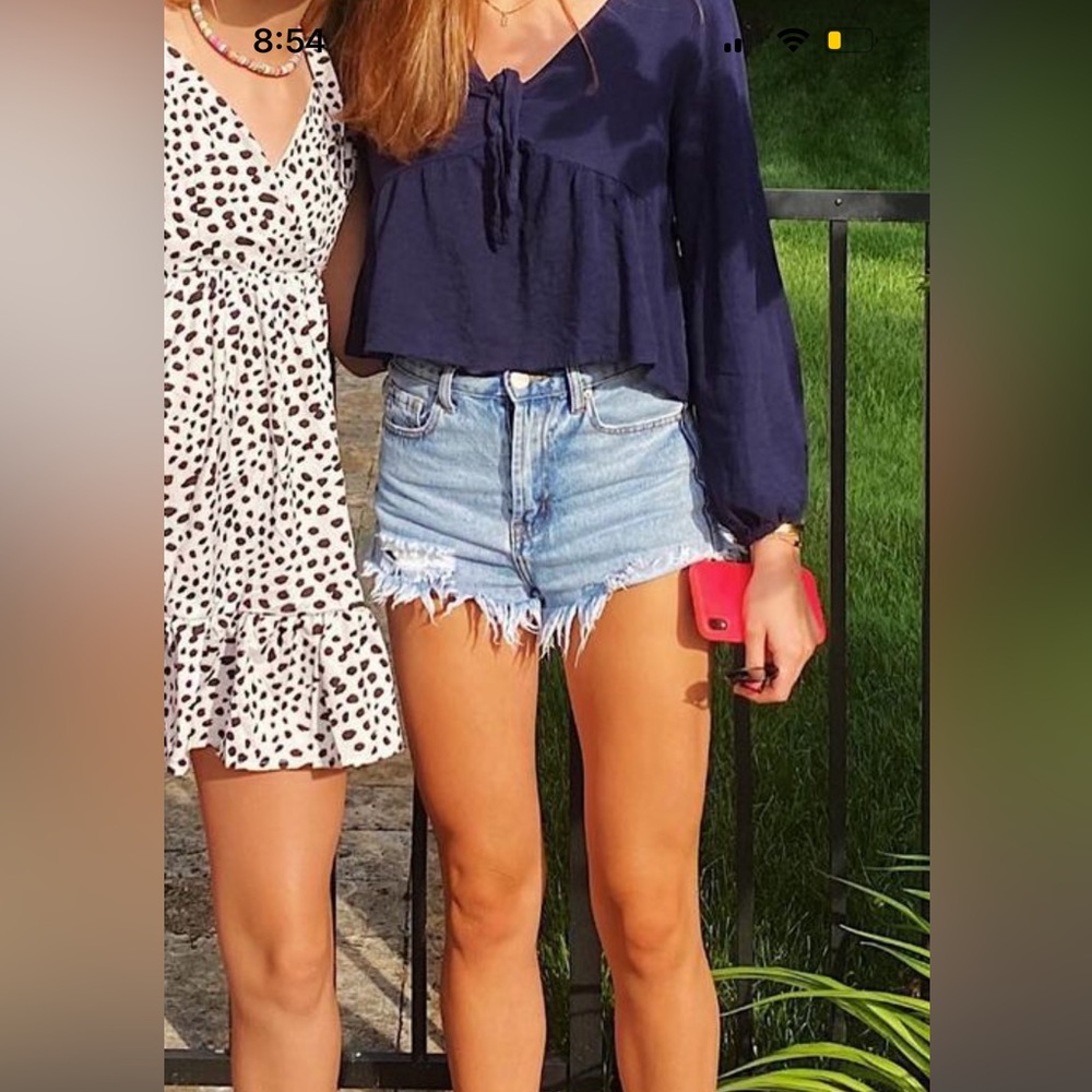 SUPERDOWN Jean shorts